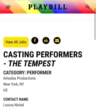 Instagram post from amoebaproductionsnyc. This post is in position 1.